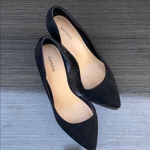 Black express heels. Great condition